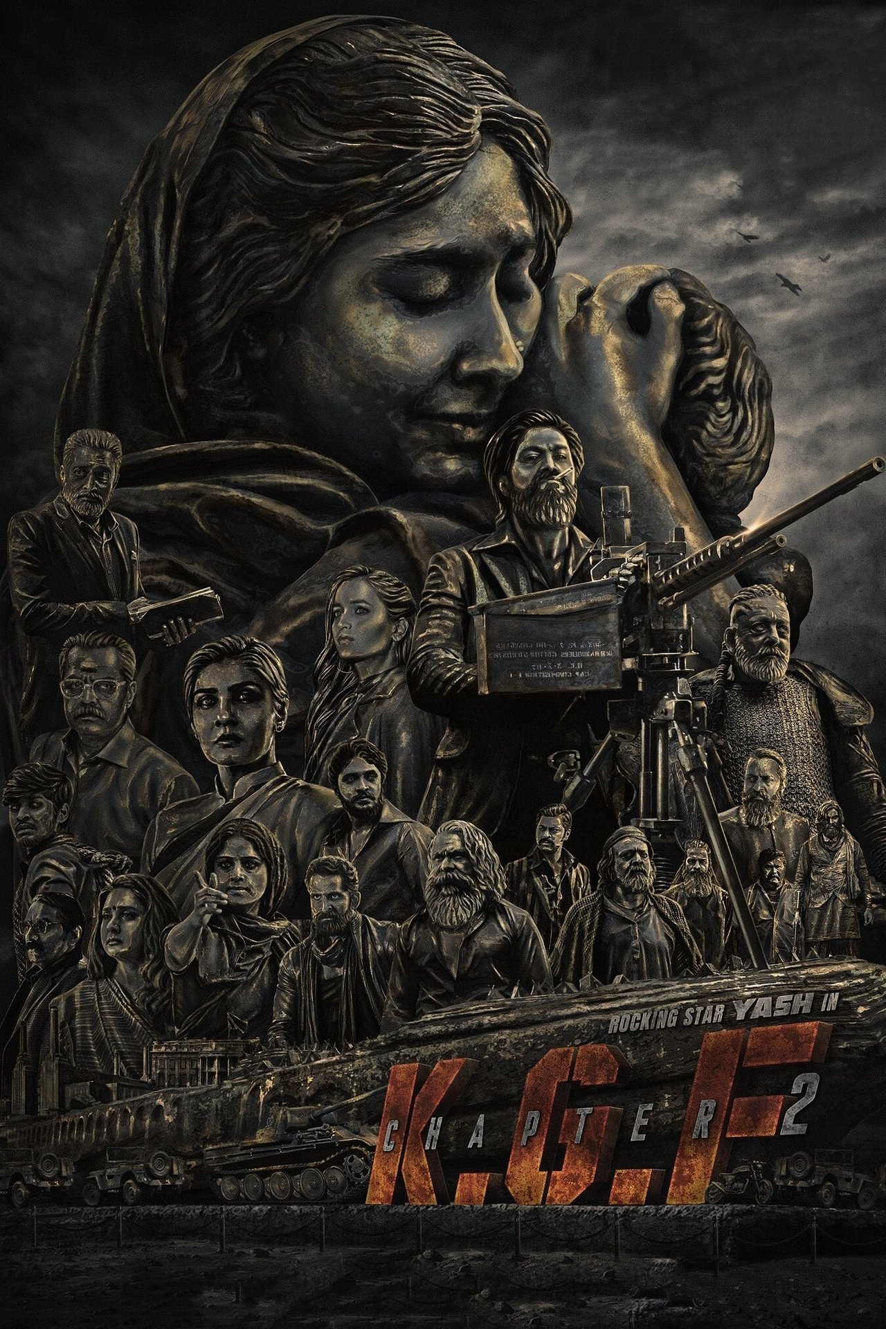 Poster of K.G.F. Chapter 2